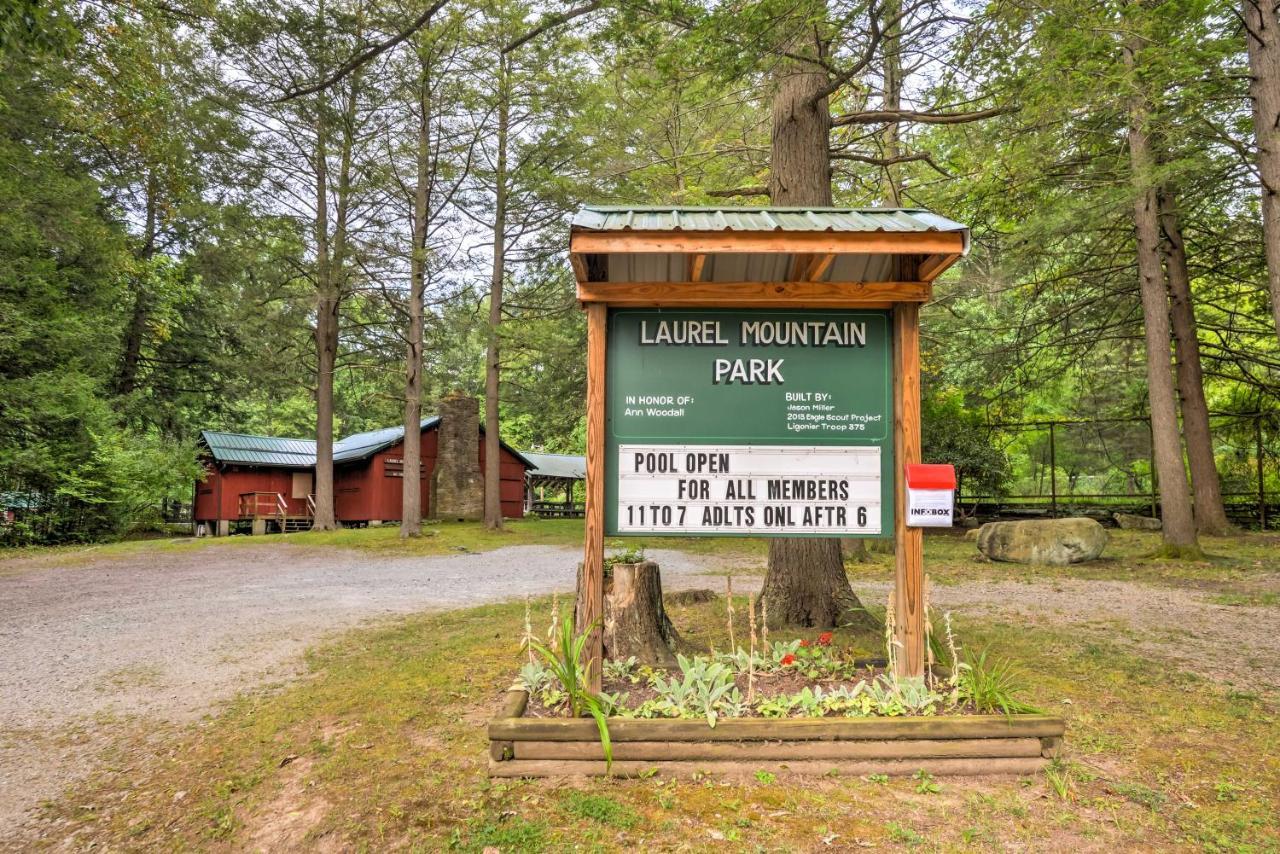 Pet-Friendly Pennsylvania Vacation Rental With Pool! Laughlintown Eksteriør billede